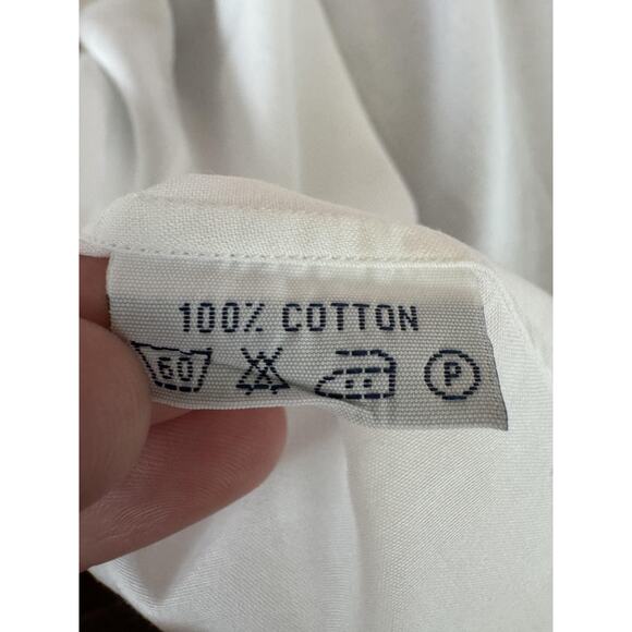 Brioni Dress Shirt Mens Large 15.5 White Tuxedo French Cuff Pintuck Pleat Italy - Picture 9 of 15